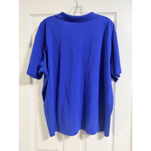 COLUMBIA MEN'S (2XL) BLUE ACTIVE FIT CASUAL OUTDOOR POLO GOLF STRETCH SHIRT - Picture 4 of 4